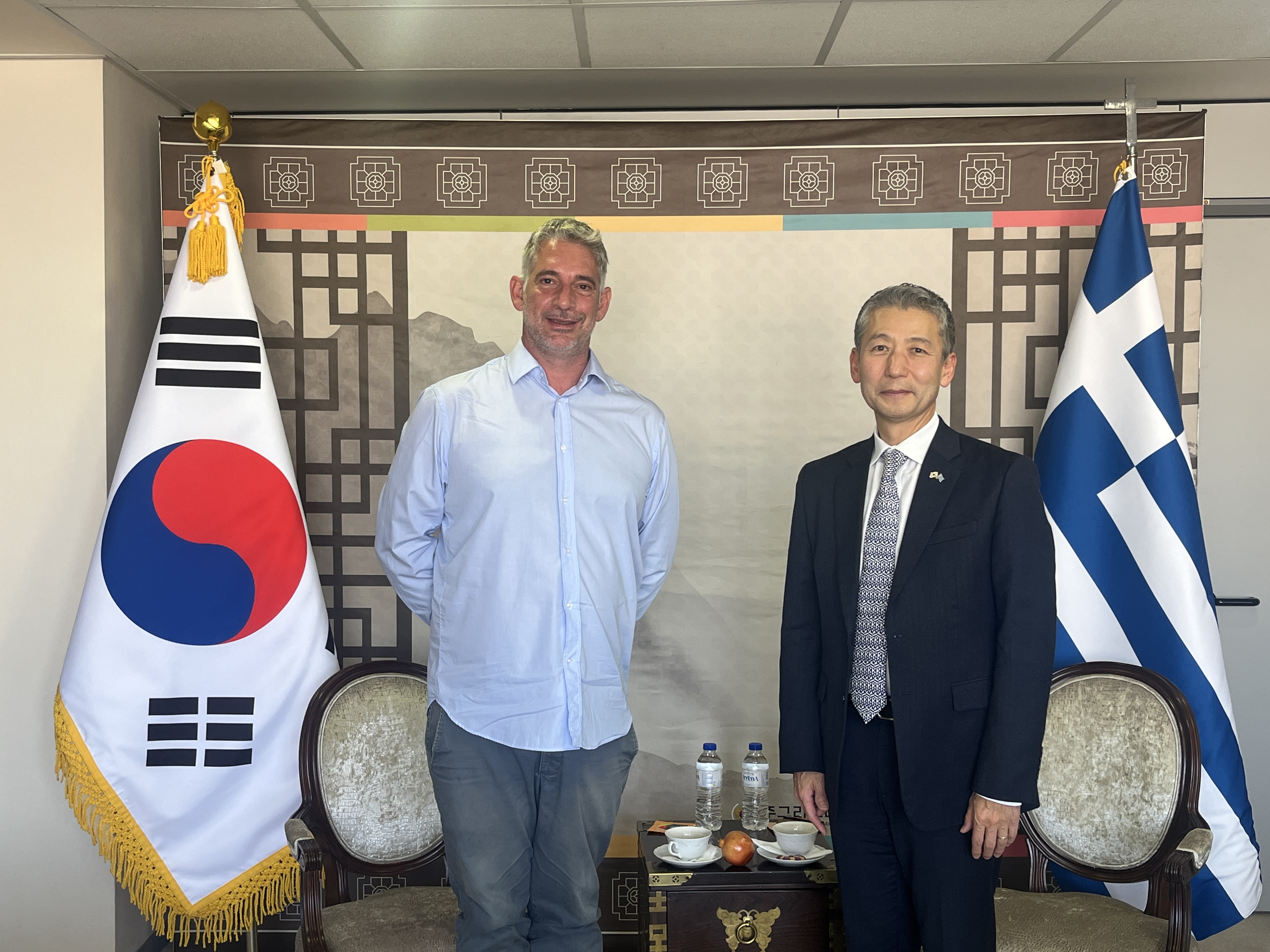 임주성 대사, 안토니스 쿠르쿨로스(Antonis Kourkoulos) 아트 아티나 사무총장 면담(1.23.)