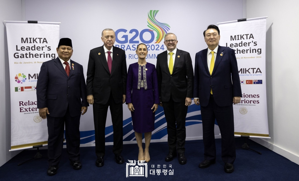 MIKTA Leaders Gathering G20 Rio de Janeiro Summit